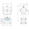 Kugelhahn Typ: 3360 Edelstahl Pneumatisch betätigt Doppeltwirkend Stumpfschweißung EN ISO 1127-1 PN50 bis PN100